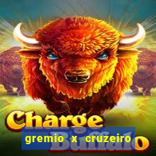 gremio x cruzeiro ao vivo hd