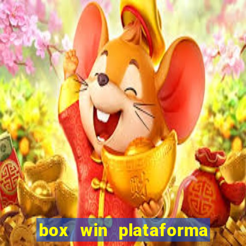 box win plataforma de jogos