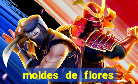 moldes de flores gigantes para imprimir