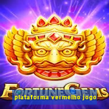 plataforma vermelho jogo