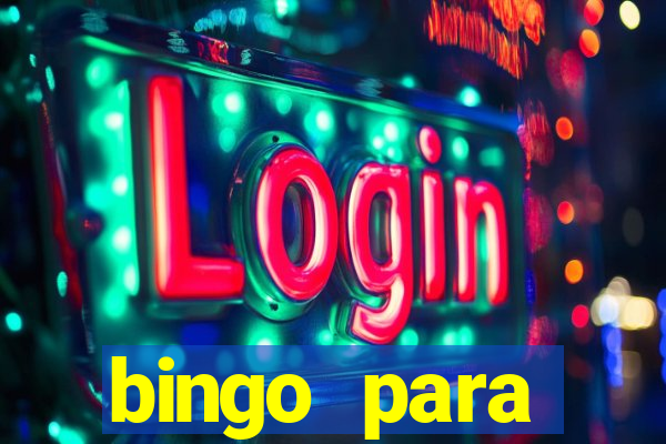 bingo para despedida de solteira para imprimir