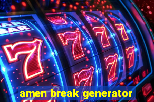 amen break generator